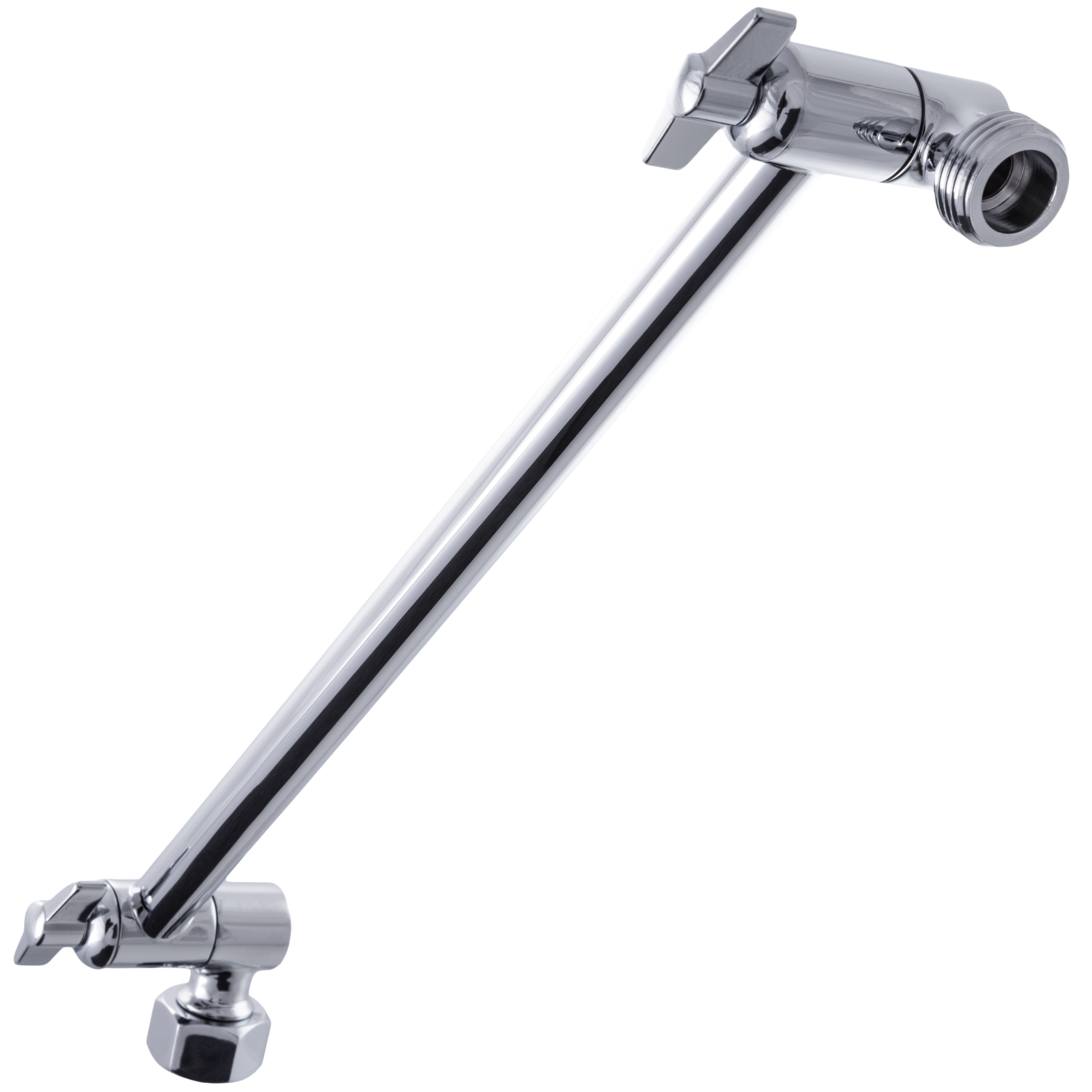 Hotel Spa 11" Solid Brass Adjustable Shower Extension Arm with Lock Joints Lowe 